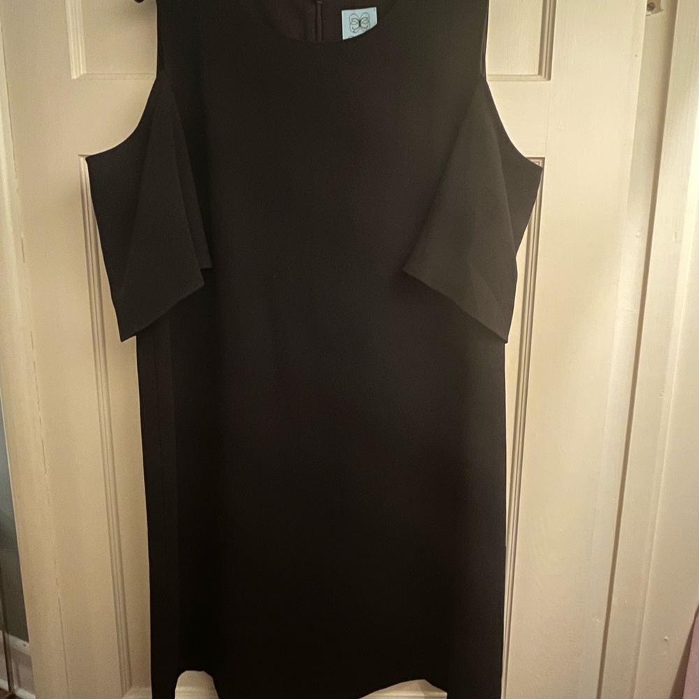 CeCe Black Cold Shoulder Women’s Large Dress